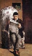 Paul Cezanne Portrait du Pere de l-Artiste oil painting reproduction